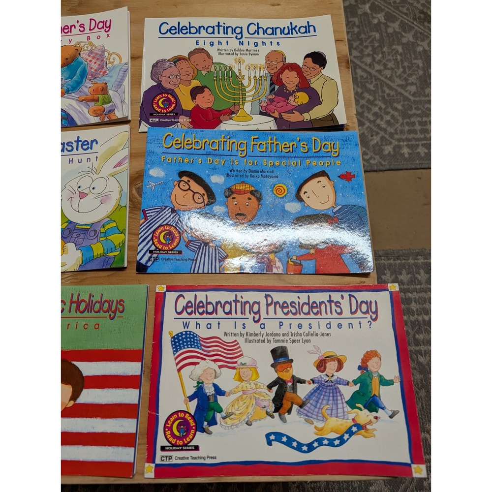 Creative Teaching Press Learn to Read Holiday Books Set 10 Kids Multicolor Good
